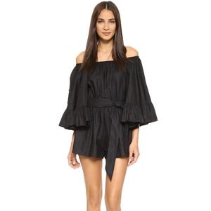 C/Meo Collective Black Star Eyes Romper Size XS